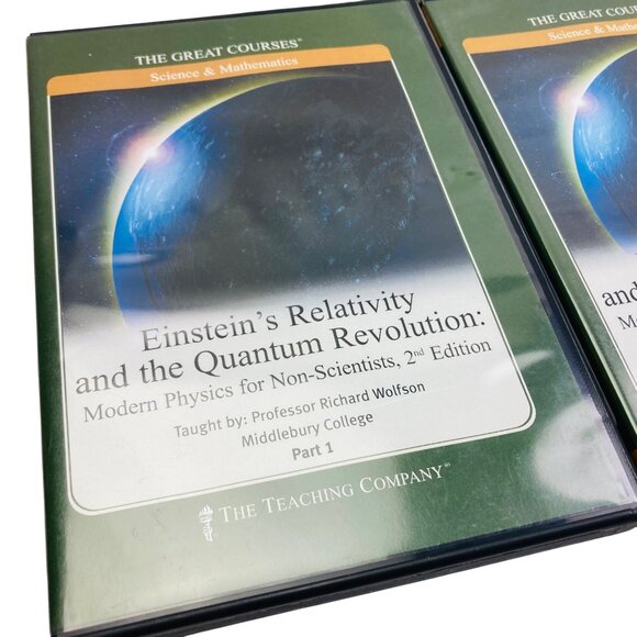 The Great Courses Einstein's Relativity & The Quantum Revolution DVD Book Set * - Picture 2 of 6